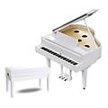 Roland GP-9 Digital Grand Piano With Bench Polished White