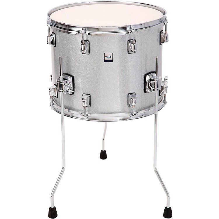 Taye Drums GoKit Floor Tom 14x11 Inch Silver Sparkle Musician's Friend