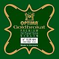 Optima Goldbrokat Premium 24K Gold Plated Steel Violin E String 4/4 Size, Medium Steel, 27 guage ball end4/4 Size, Heavy Steel, 28 guage ball end