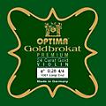 Optima Goldbrokat Premium 24K Gold Plated Steel Violin E String 4/4 Size, Medium Steel, 27 guage ball end4/4 Size, Heavy Steel, 28 guage loop end