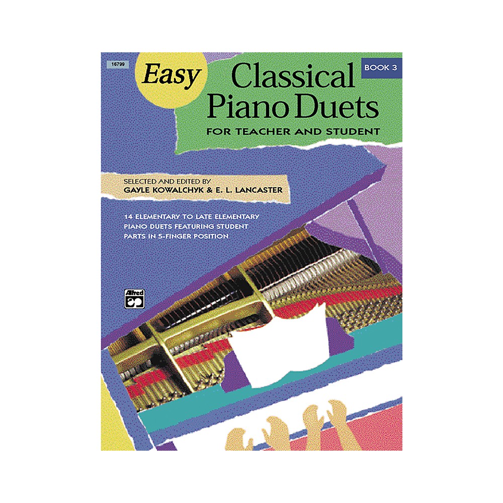 Alfred Easy Classical Piano Duets for Teacher and Student Book 3