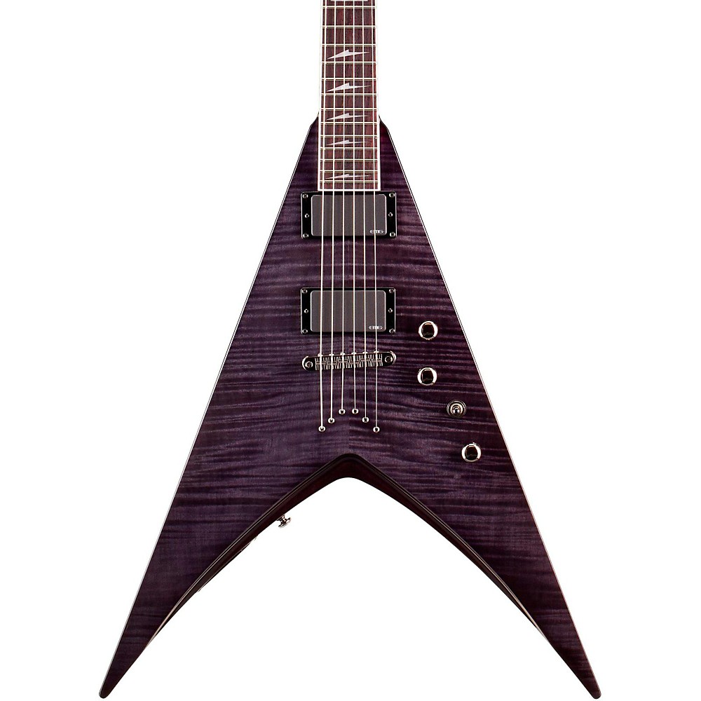 Electric Esp Ltd V401 Electric Guitar SeeThru Black was listed for