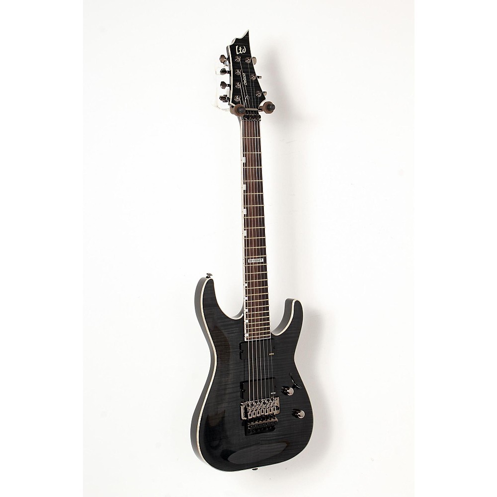 ESP LTD H1007 7String with Tremolo Electric Guitar SeeThru Black