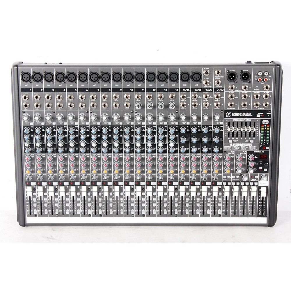 Used Mackie Profx22 compact 4bus Mixer With Usb & Effects Regular