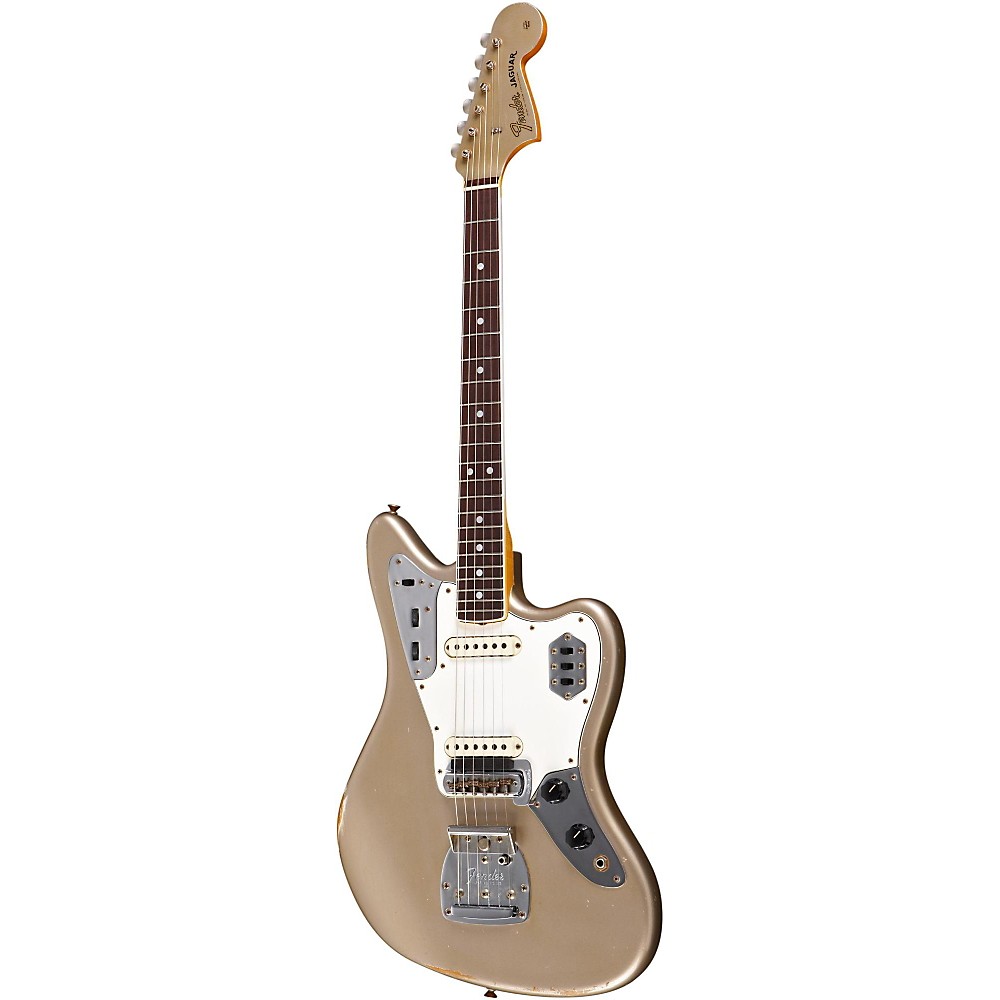 Fender Custom Shop 1965 Jaguar Relic Electric Dale Wilson Shoreline Gold