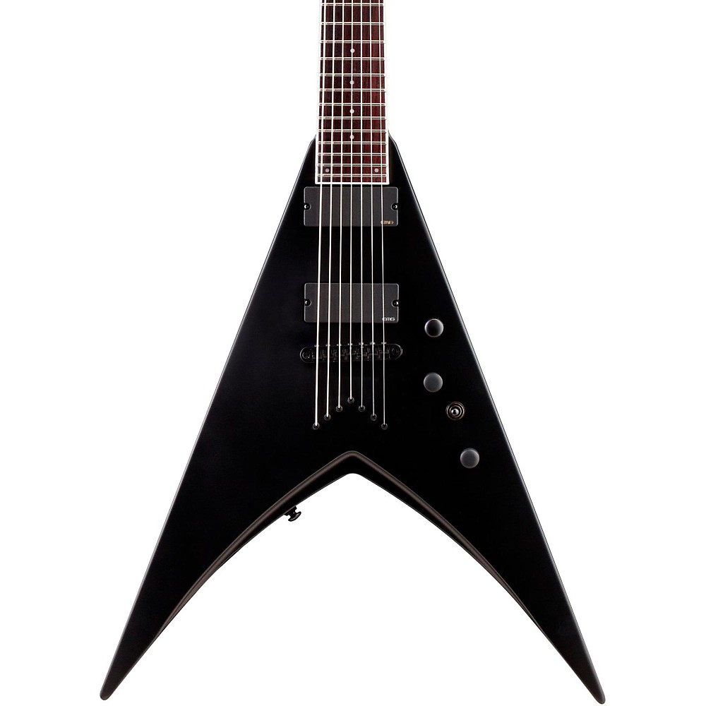UPC 840248025089 product image for ESP LTD LV307 7-String Electric Guitar Black Satin | upcitemdb.com