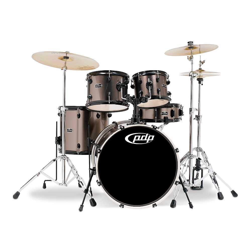 UPC 886830530500 product image for PDP Mainstage 5-piece Drum Set with Sabian Cymbals Bronze Metallic | upcitemdb.com