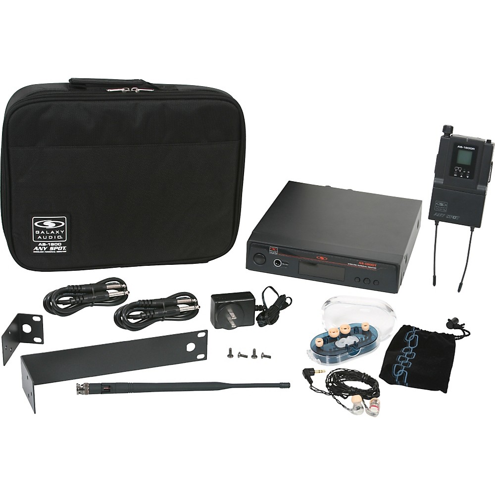 Galaxy Audio As1800 Any Spot Wireless Personal Monitor W/eb6 Earbuds