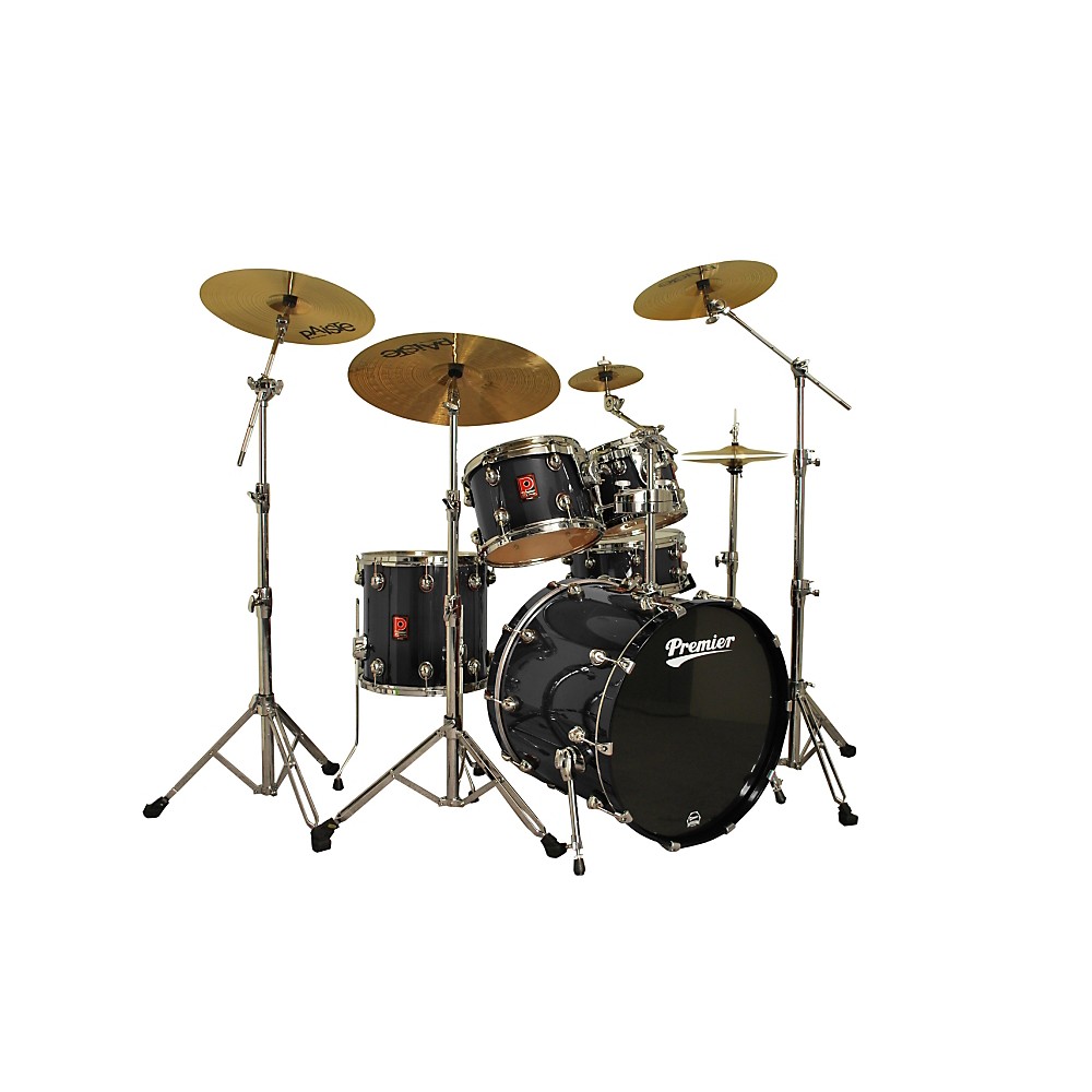 UPC 701963028369 product image for Premier Genista Maple Stage 22 5-Piece Shell Pack Solid Black Lacquer | upcitemdb.com