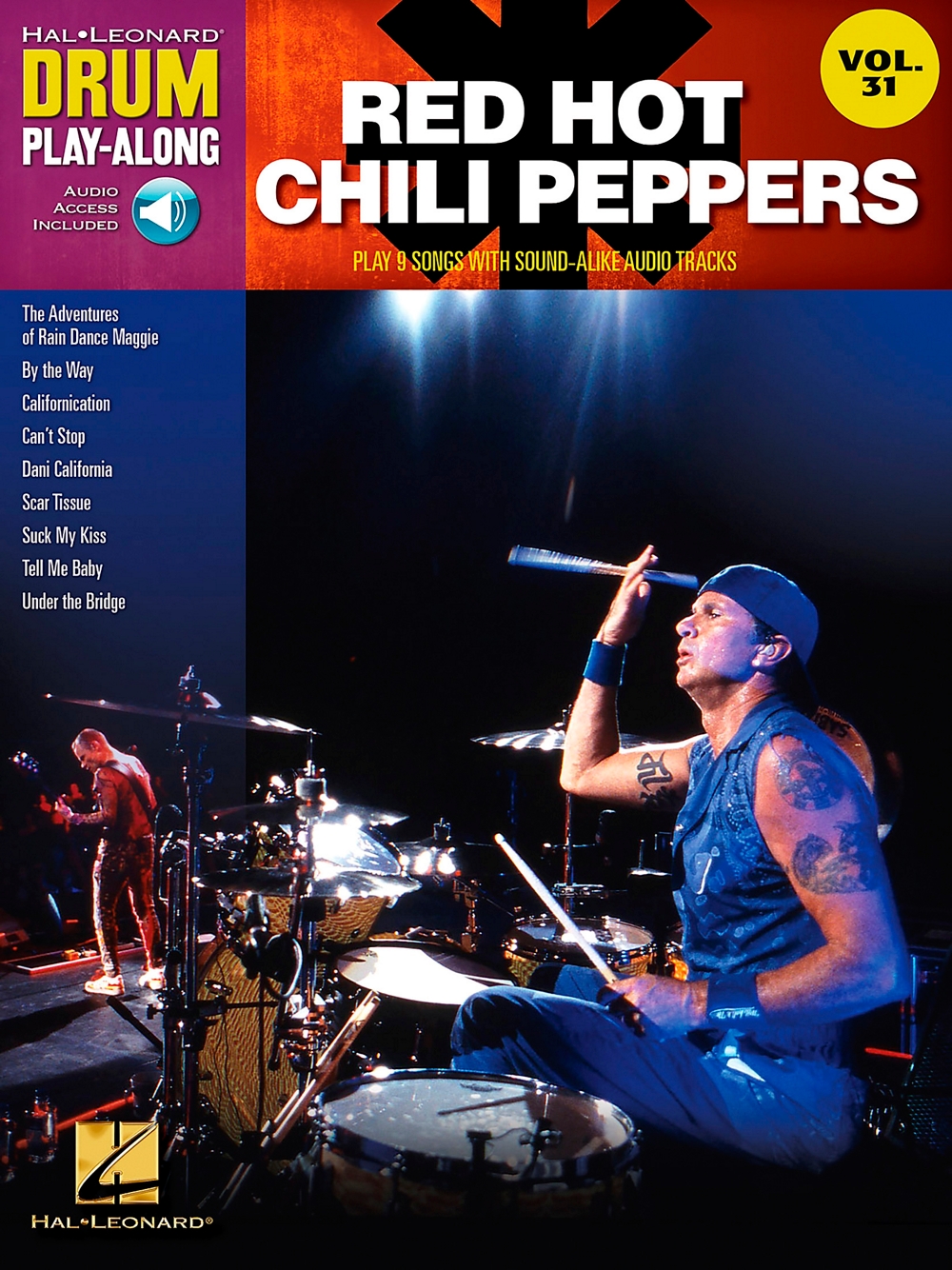 Hal Leonard Red Hot Chili Peppers Drum PlayAlong Vol. 31 (Book/CD)