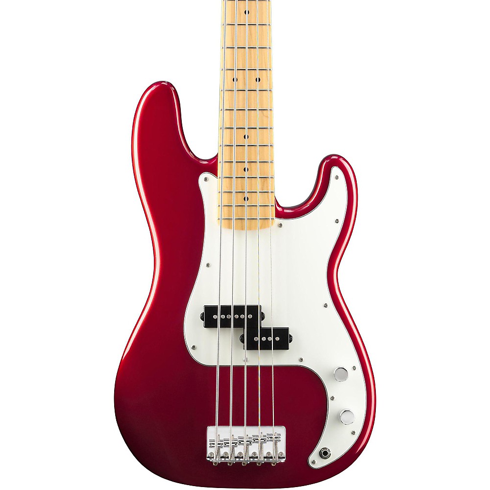 Squier Vintage Modified Precision Bass V Candy Apple Red eBay