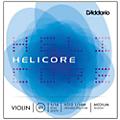 D'Addario Helicore Violin Set Strings 4/4 Size Medium Wound E1/16 Size
