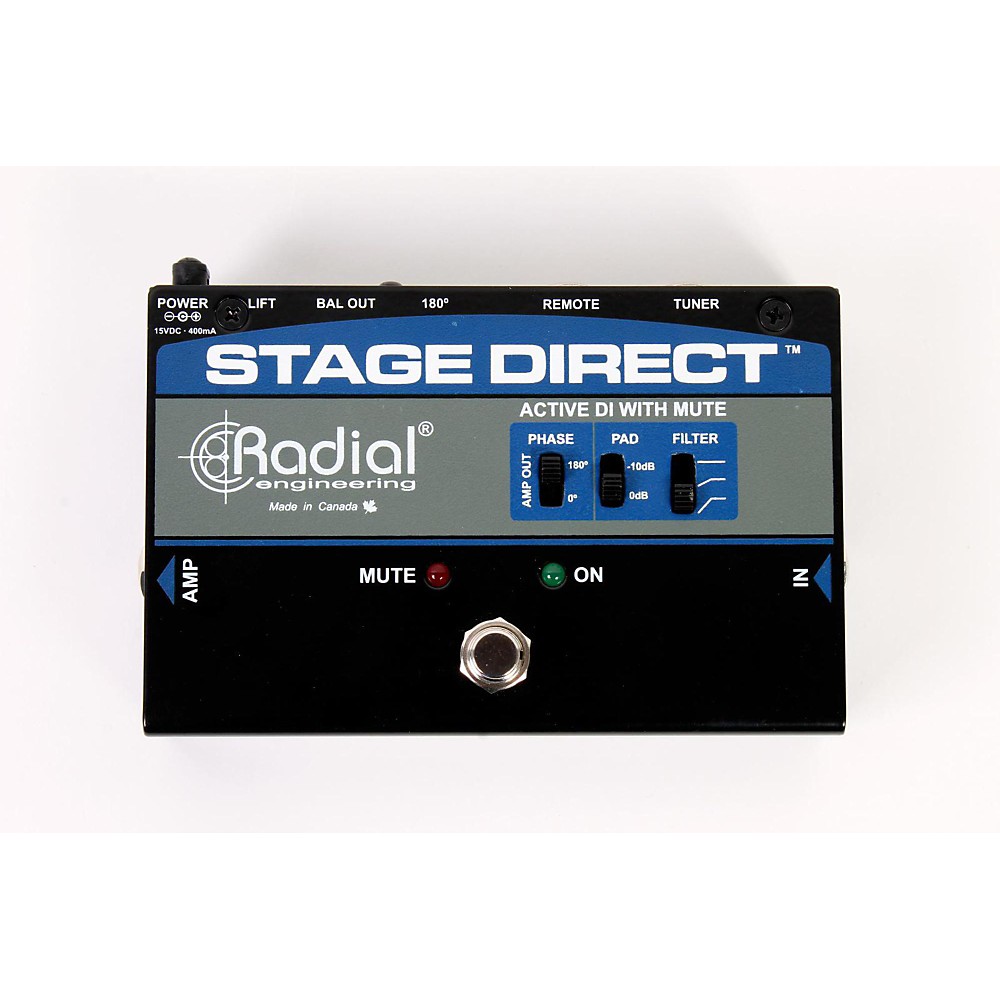 UPC 888365277769 product image for Used Radial Engineering Stagedirect Active Di Box W/ Footswitch Mute And Tuner O | upcitemdb.com