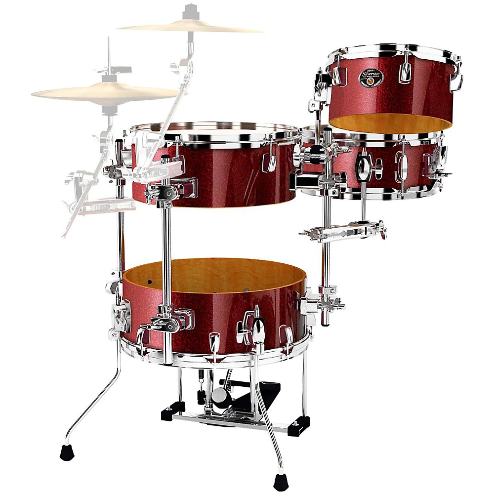 UPC 887802011331 product image for Tama Silverstar Cocktail-Jam 4-Piece Kit with Pedal Vintage Burgundy Sparkle | upcitemdb.com