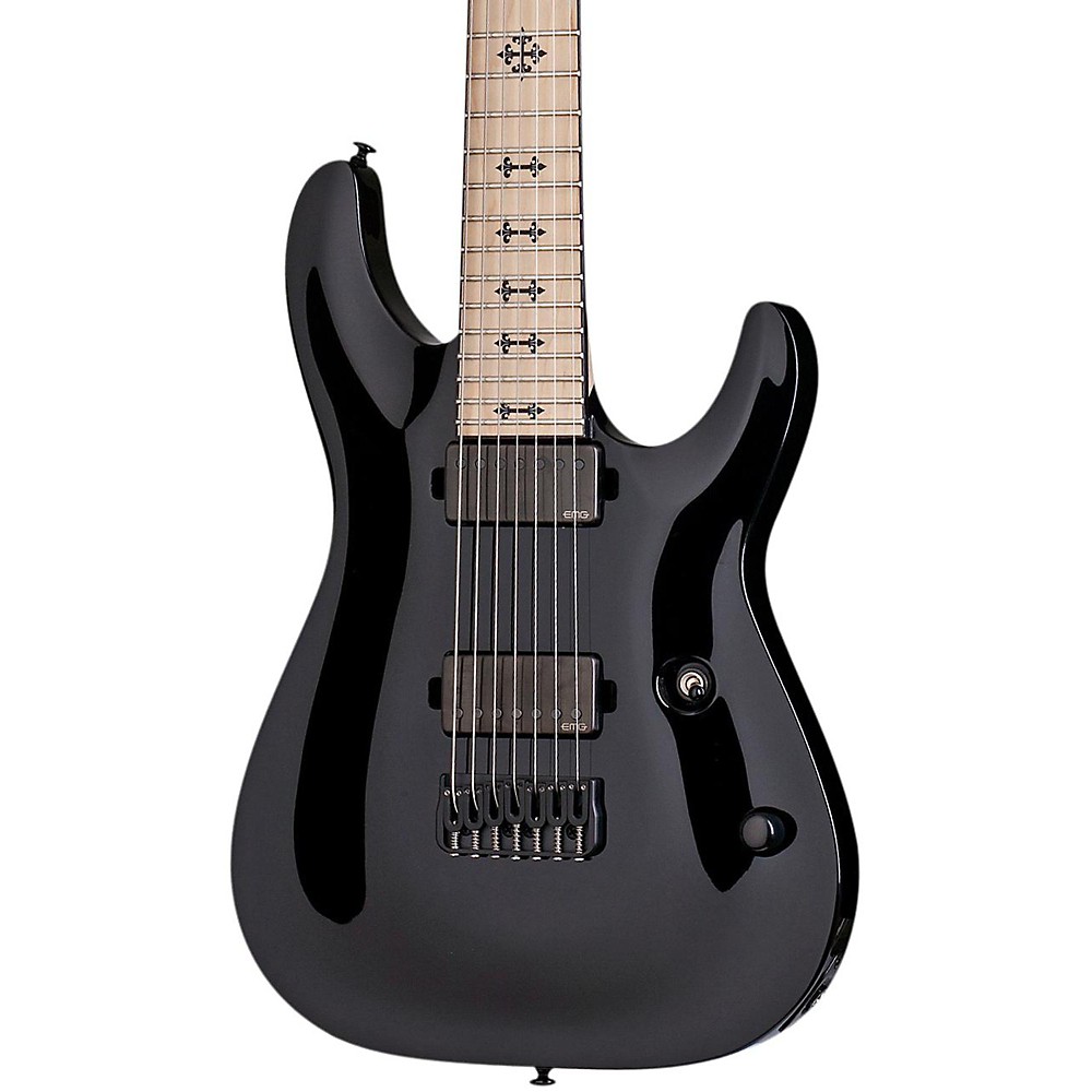 UPC 081544707846 product image for Schecter Guitar Research Jeff Loomis JL-7 7-String Electric Guitar Black | upcitemdb.com