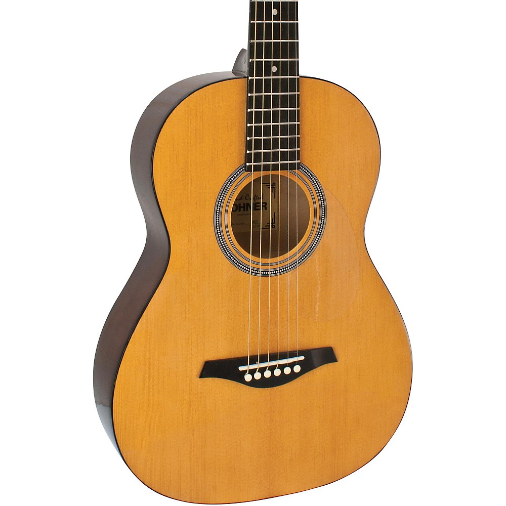 Hohner Hw03 3/4 Sized Steel String Acoustic Guitar Natural