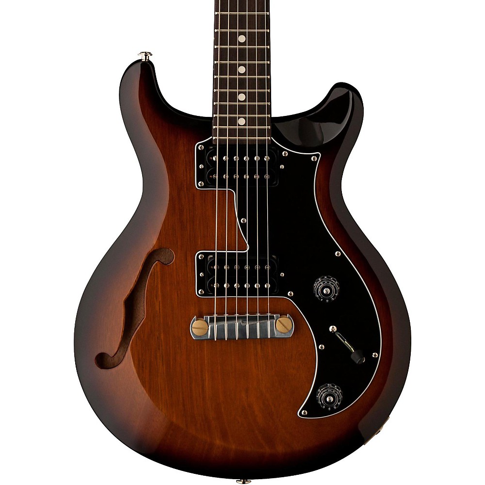 UPC 825362840596 product image for PRS S2 Mira Semi-Hollow Electric Guitar Tobacco Sunburst | upcitemdb.com