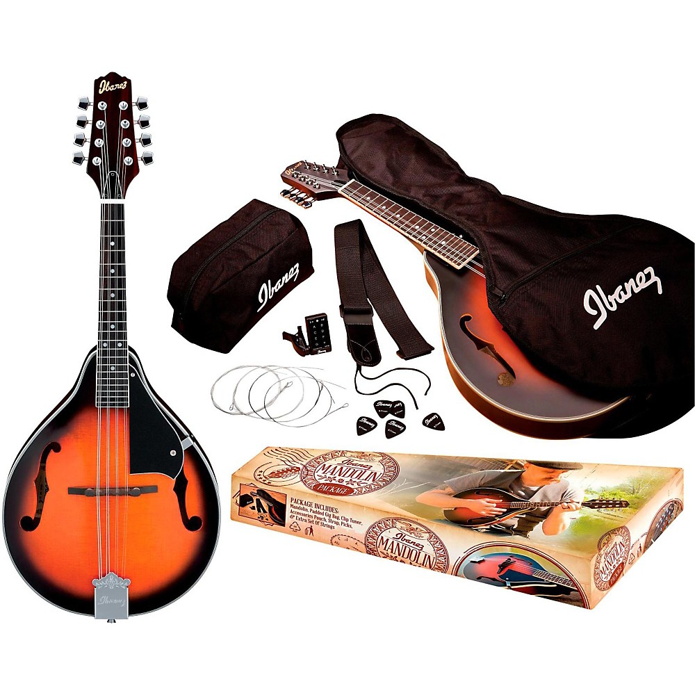 UPC 887802050200 product image for Ibanez IJM5 A-Style Mandolin Package Brown Sunburst Finish | upcitemdb.com