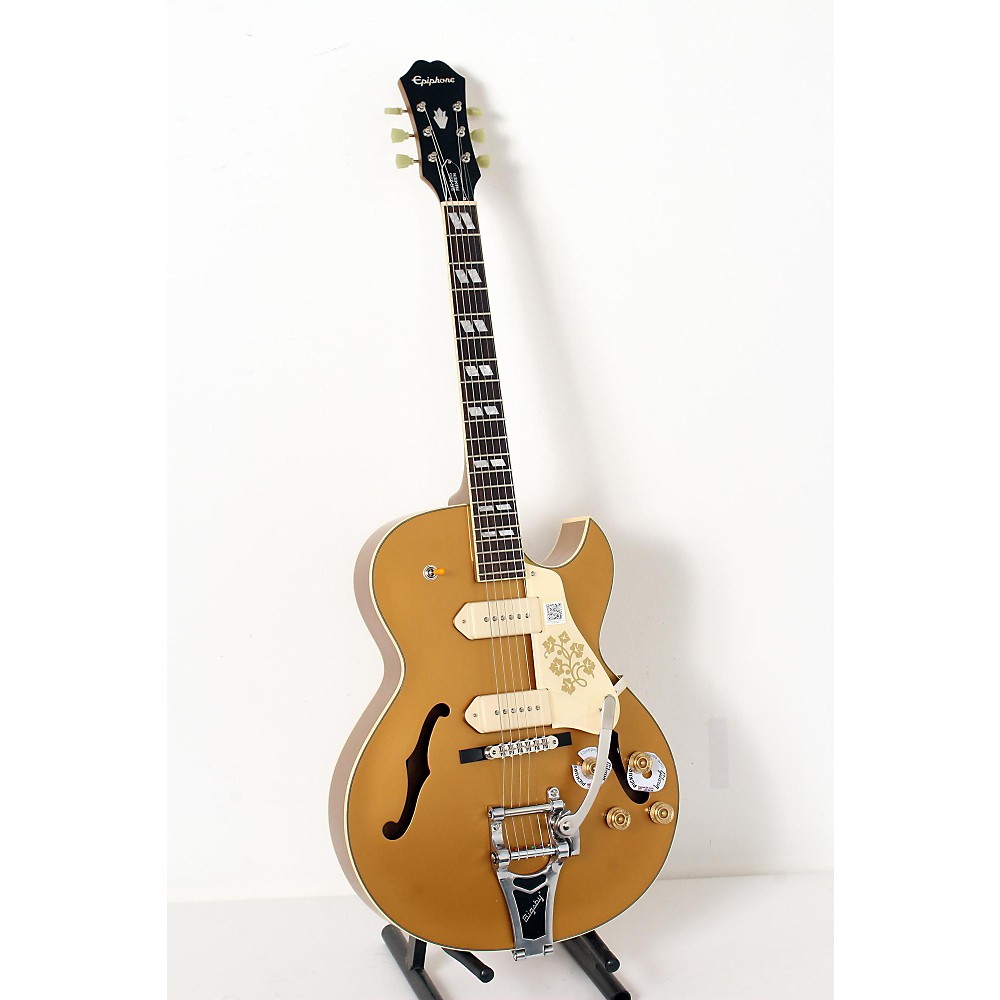 Epiphone Limited Edition ES295 Hollow Body Guitar Metallic Gold
