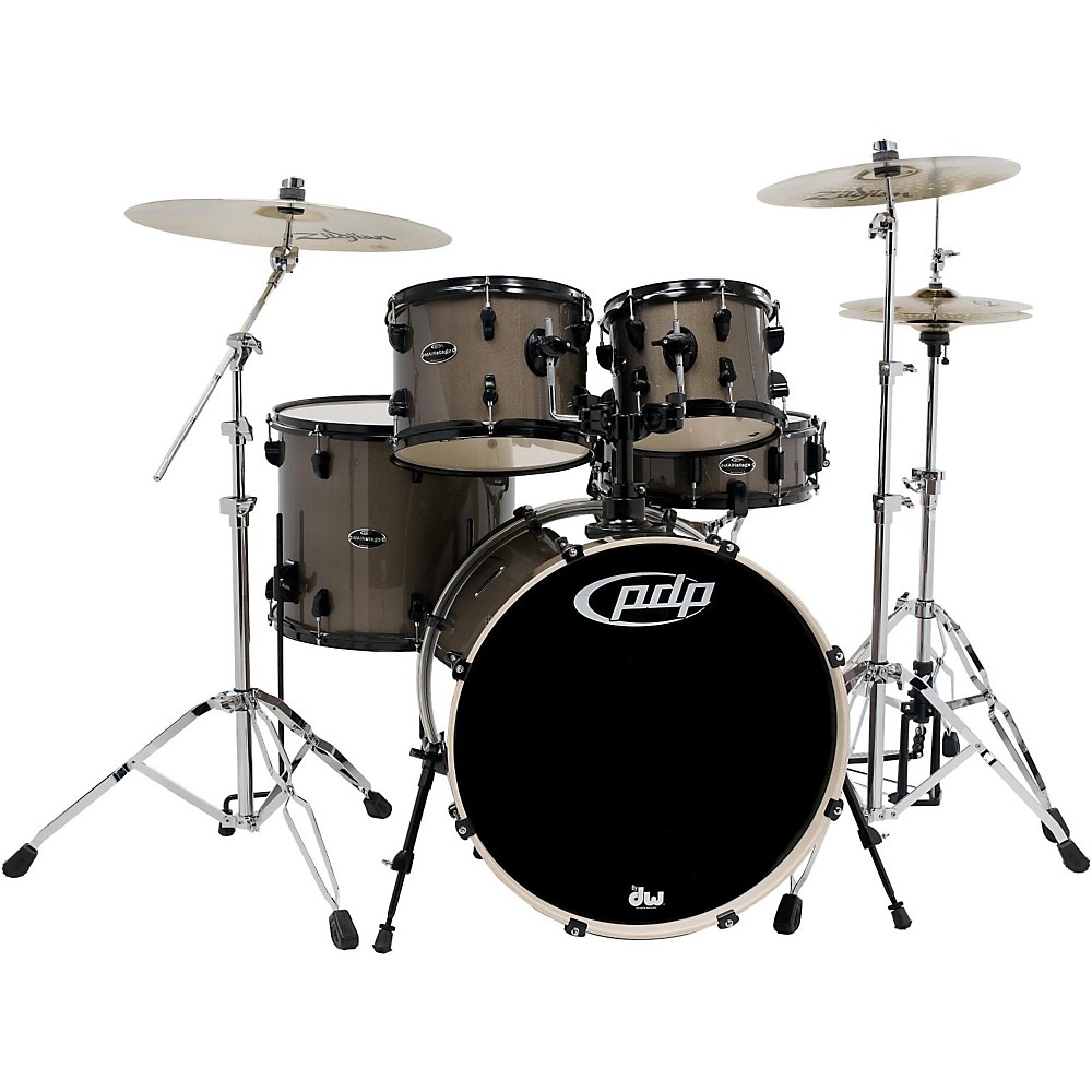 UPC 888365533766 product image for PDP Mainstage 5-Piece Drum Set with Zildjian Cymbals Bronze Metallic | upcitemdb.com