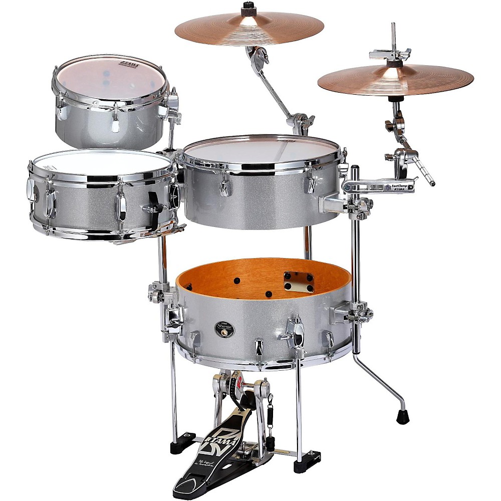 Tama Silverstar CocktailJam 4Piece Shell Kit w/Bass Pedal /EMAD Head