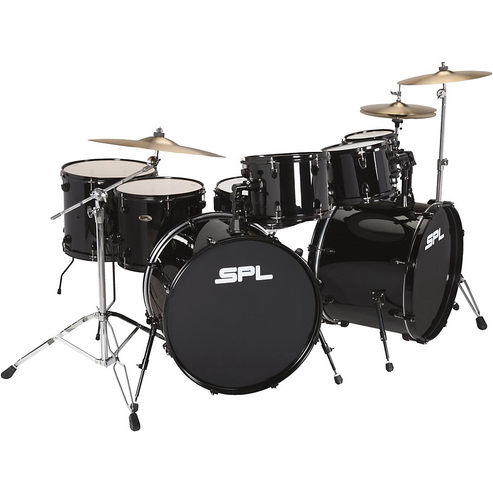 Sound Percussion Labs UNITY 8-Piece Double Bass Drum Shell Pack Black