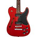 Fender Jim Adkins JA-90 Telecaster Thinline Electric Guitar NaturalTransparent Crimson Red