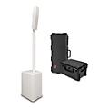 QSC KC12 3,000W Active 3-Way Column Loudspeaker With SKB iSeries Cases - White