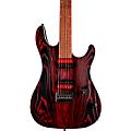 Cort KX Series 6 String Electric Guitar Etched Black and GoldEtched Black and Red