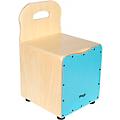 Stagg Kid's Cajon with Backrest NaturalBlue