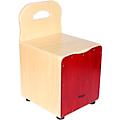 Stagg Kid's Cajon with Backrest NaturalRed