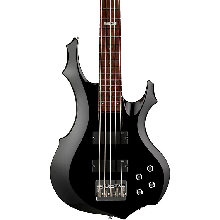 Esp Ltd F 105 5 String Bass Guitar Black Musician S Friend
