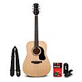Mitchell Launch D75S Starter Dreadnought Acoustic Guitar With Accessories - Natural