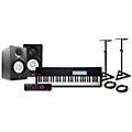 Novation Launchkey MK4 Keyboard Controller With Focusrite 2i2 USB Audio Interface & Yamaha HS5 5