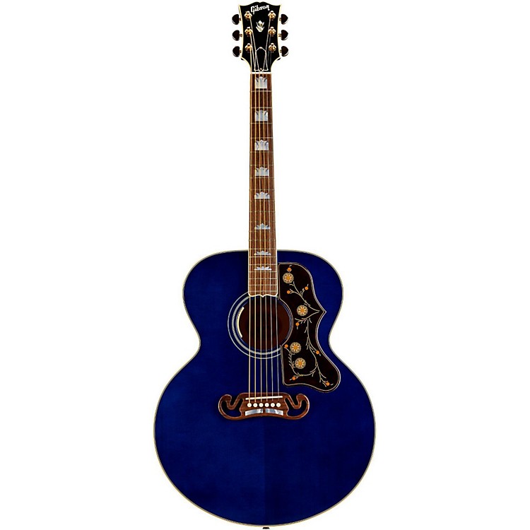 Gibson Limited Edition SJ200 Trans Blue AcousticElectric Guitar