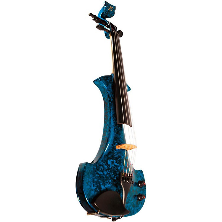 Bridge Lyra Series 5String Electric Violin Blue Marble Musician's Friend