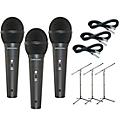 Audio-Technica M4000S 3-Pack Mic and Stand Kit