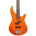 Mitchell MB100 Short-Scale Solidbody Electric Bass Guitar Charcoal SatinOrange