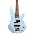 Mitchell MB100 Short-Scale Solidbody Electric Bass Guitar Charcoal SatinPowder Blue