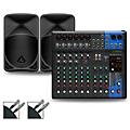 Yamaha MG12XUK Mixer with Behringer Eurolive BX Speakers 12