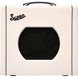 Supro 1820 Delta King 10 5W Tube Guitar Amp White