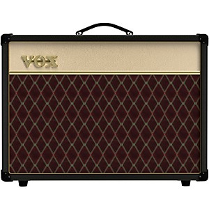 Vox AC15C1 Limited Black & Tan 15W 1x12 Tube Guitar Combo Amp With Creamback and JJ Tubes