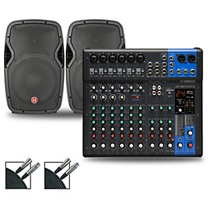 Yamaha MG12XUK Mixer with Harbinger Vari V10 Speakers