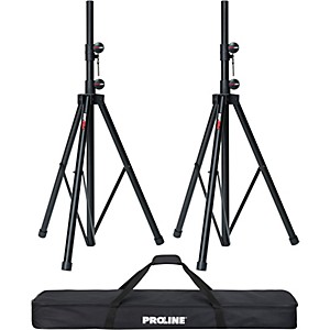 Proline Speaker Stand 2-Pack with Carrying Bag