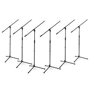 Musician's Gear Tripod Boom Microphone Stand 6-Pack