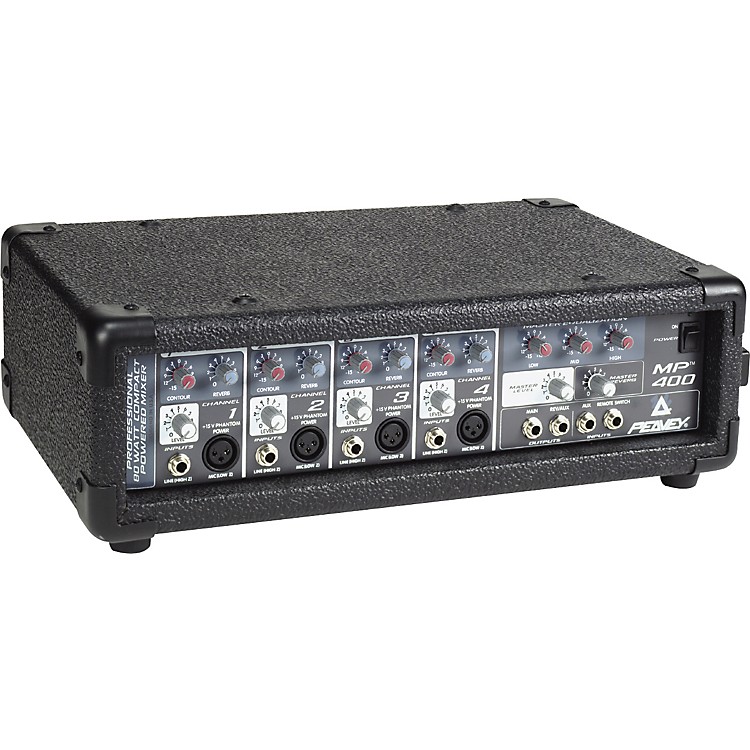 Peavey MP400 80W 4Channel Powered Mixer Musician's Friend