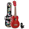 Mitchell MU45F Exotic Soprano Ukulele Flamed Maple Pack Cherry
