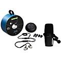 Shure MV7-K USB Microphone and AONIC215 Earphones Content Creator Bundles ClearWhite