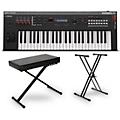 Yamaha MX49 49-Key Music Production Synthesizer Essentials Bundle Black