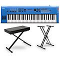 Yamaha MX61 61-Key Music Production Synthesizer Essentials Bundle Blue